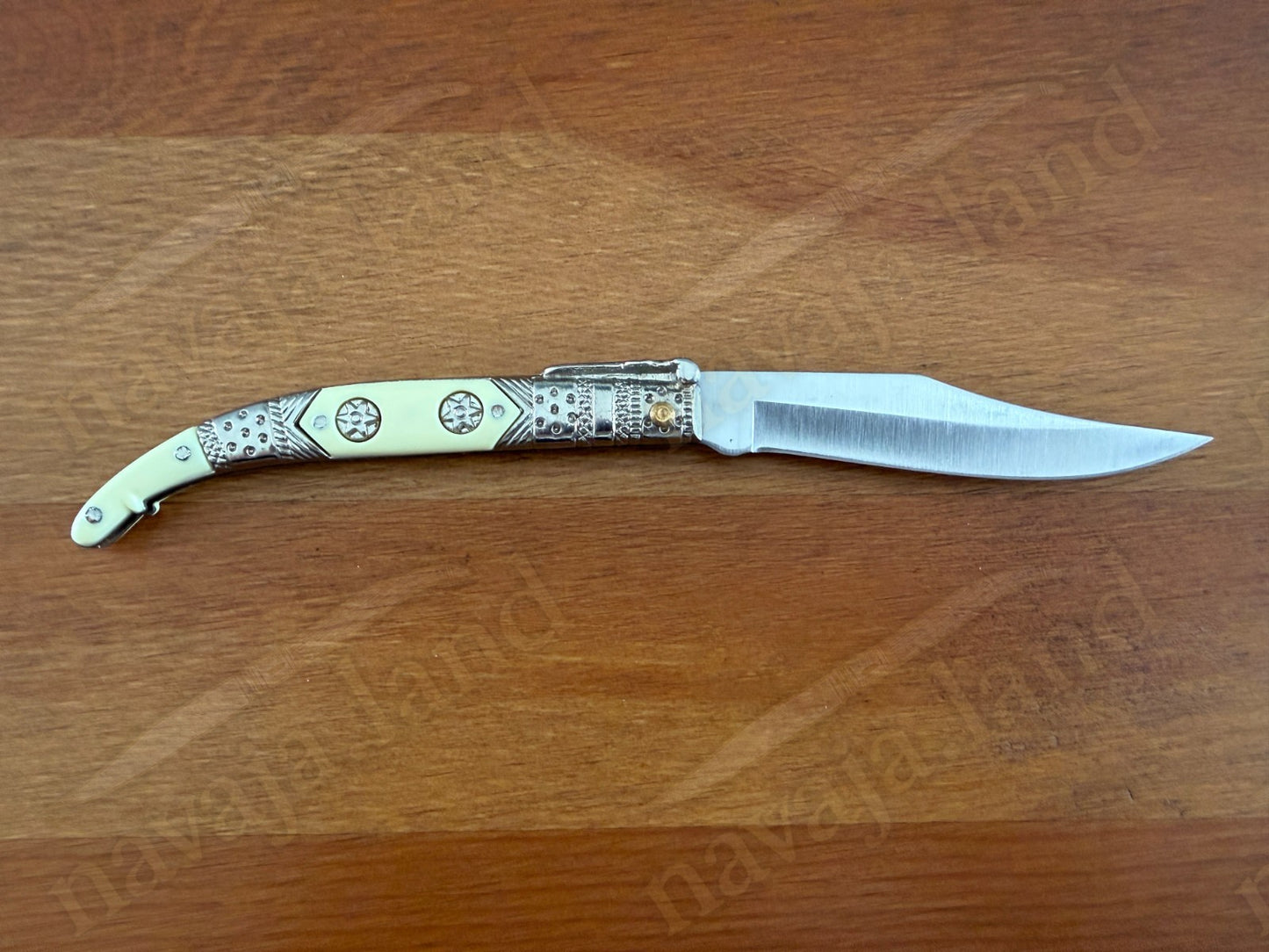 3.5” Albacete Navaja Joker Arabian Knife Zamak Handle Handmade Slipjoint Spain