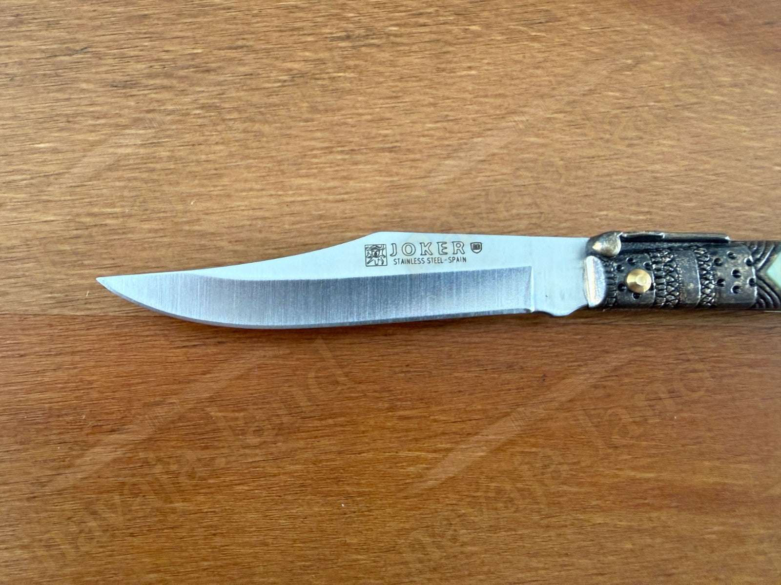 3.5” Albacete Navaja Joker Arabian Knife Zamak Handle Handmade Slipjoint Spain