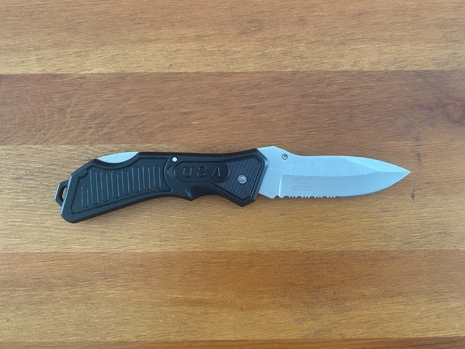 3.5" Blade Frost Cutlery Black Buckshot Tactical Folding Knife mfg 18-285B