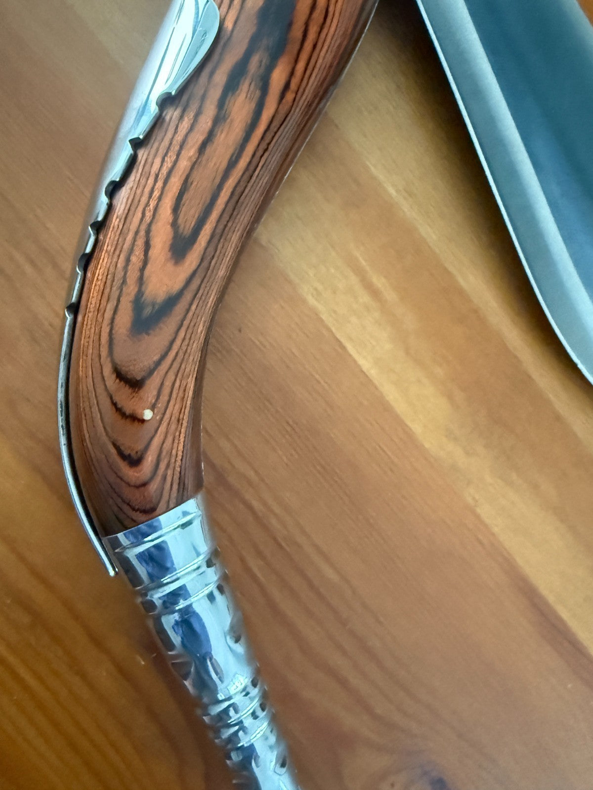 *See Description* 13.7" Gigantic Navaja Sevillana Folding Knife Red Wood Scales
