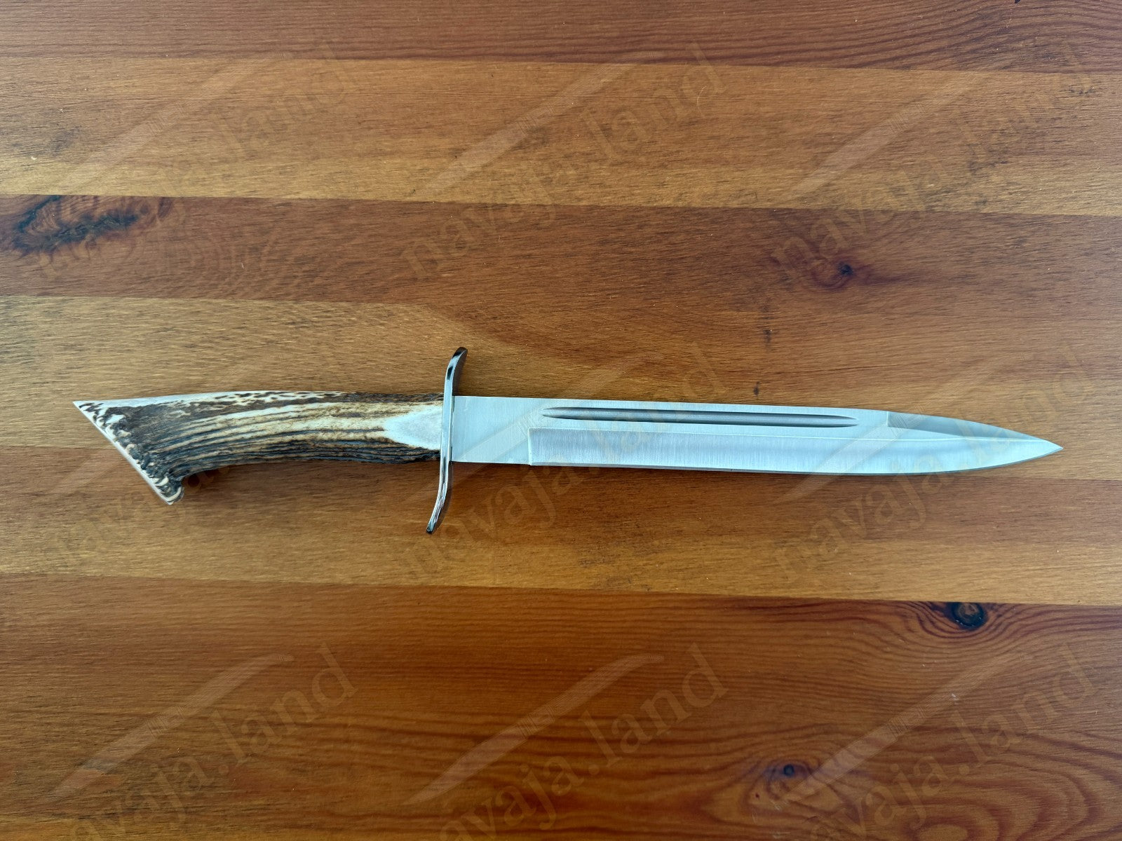 Joker Chamois Hunting Knife 10” MOVA Blade | Deer Antler Handle | Made in Spain