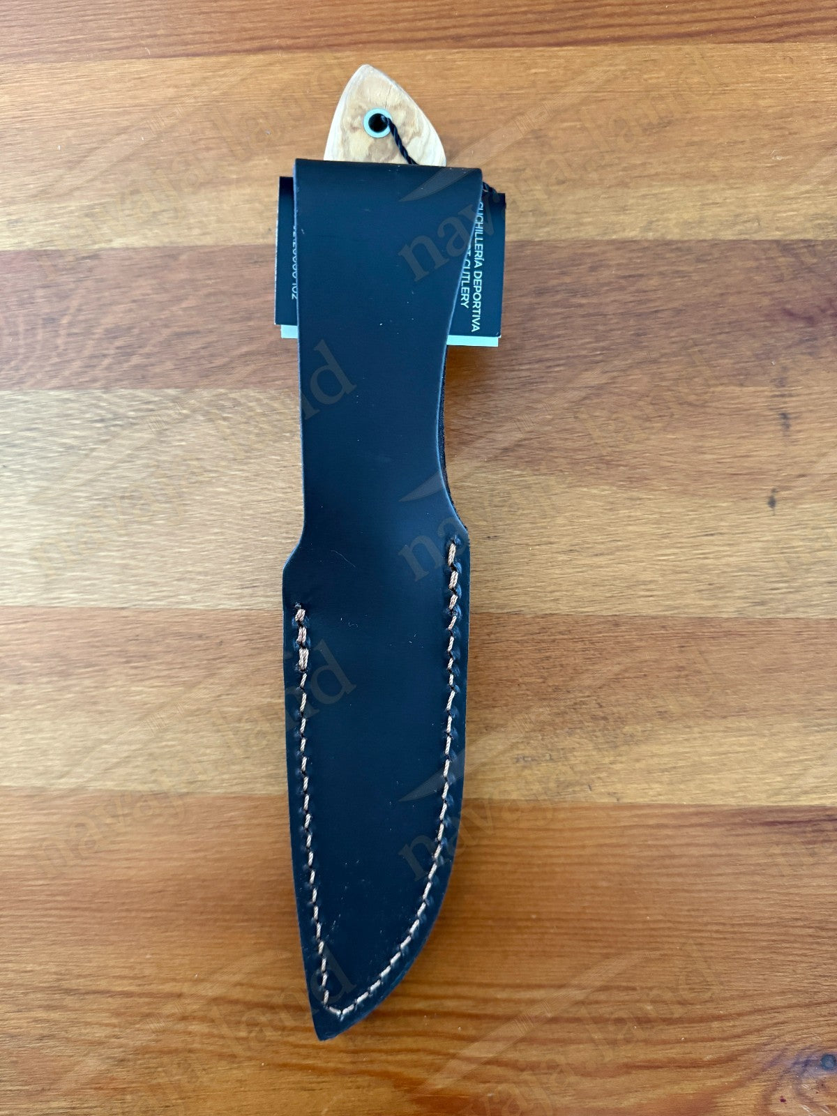 Joker Ibice Hunting Knife 4.72” MOVA Blade | Olive Wood Handle | Leather Sheath