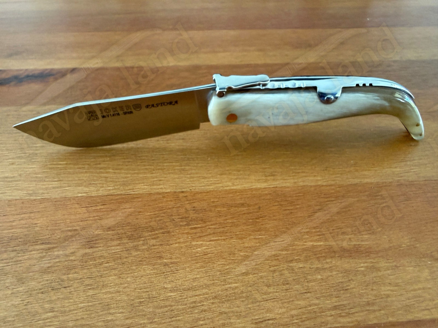 3.15” Joker Pastora Folding Knife Bull Horn Handle MOVA 1.4116 Stainless Steel