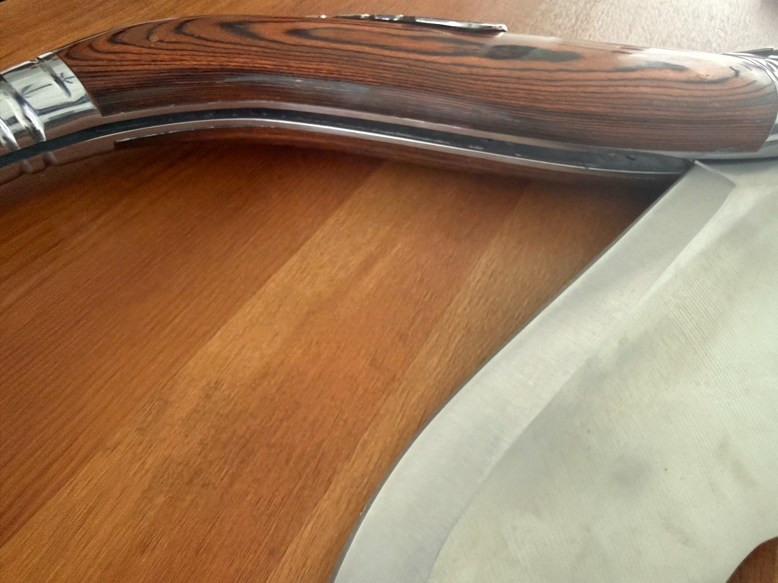 *See Description* 13.7" Gigantic Navaja Sevillana Folding Knife Red Wood Scales
