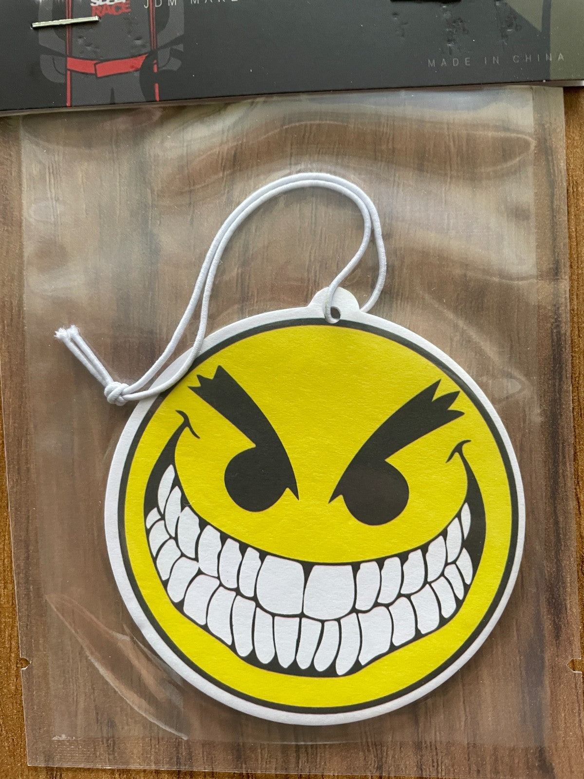 Car air freshener Scary Smiley Face Hello Kitty(T*itty) car fragrance - 2 Pack