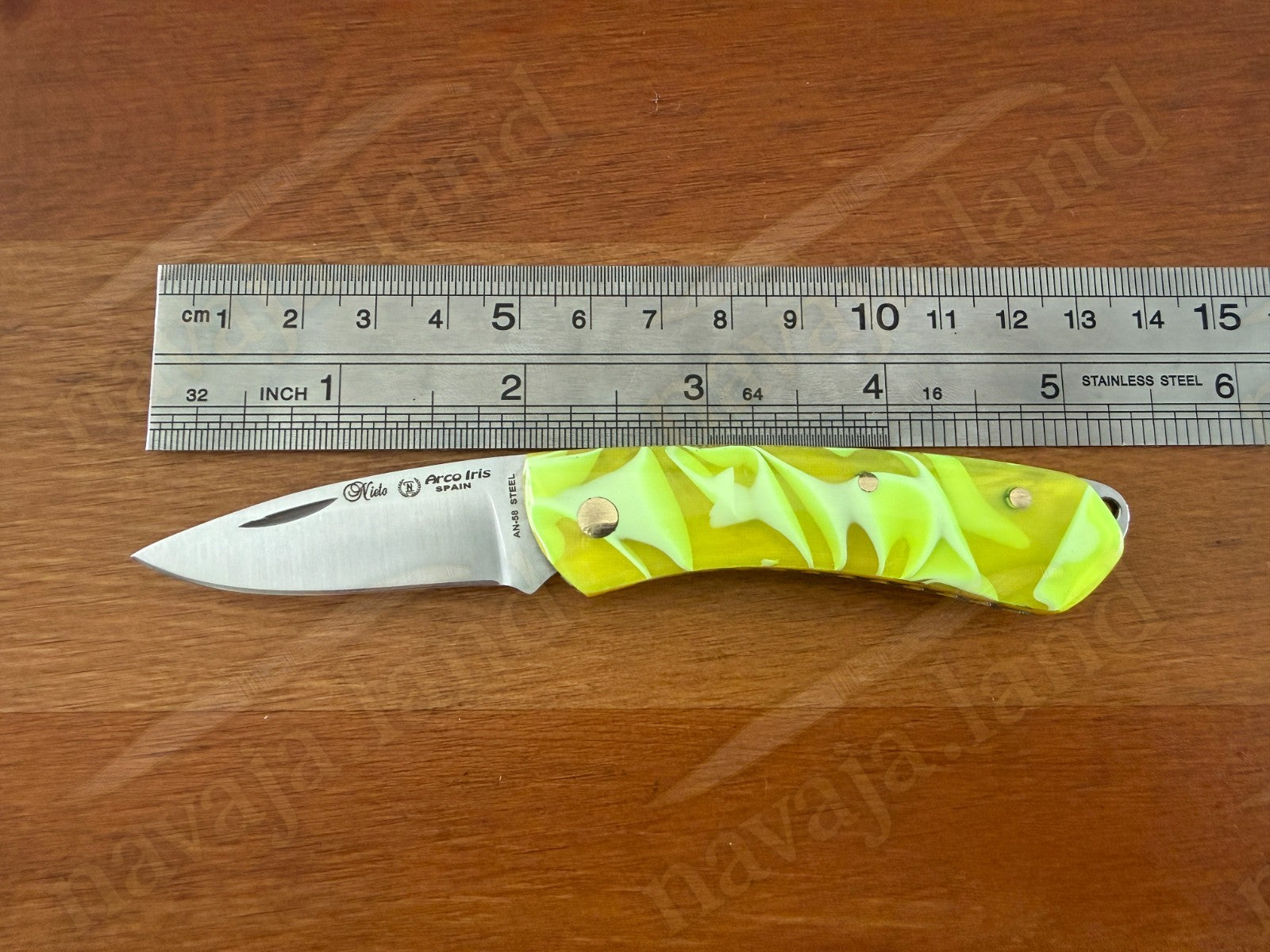 Miguel Nieto ARCO IRIS Spanish Pocket Knife 2 in. Blade AN-58 Steel From Spain