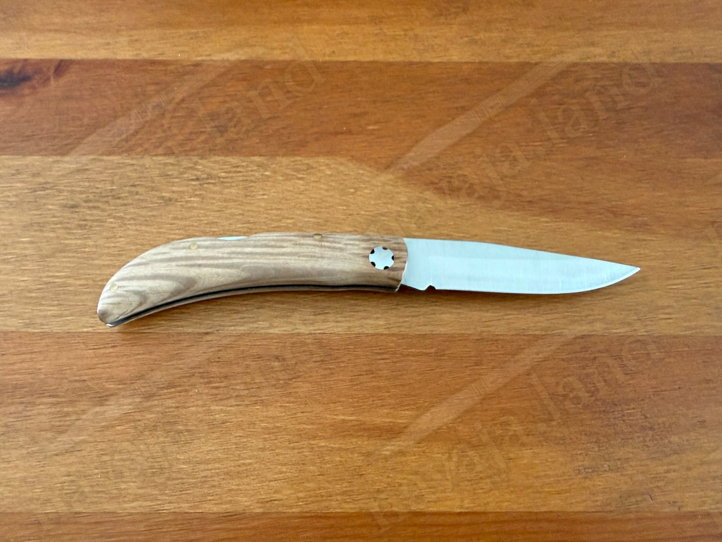 3.15” Joker Pointer Camping Folding Knife (Holm Oak Wood Handle) Made in Spain