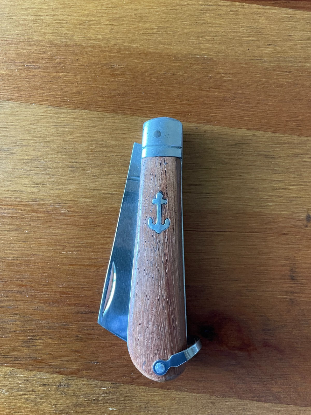 3.14" Sailor Pocket Knife Cut Tip Wood Handle Ships from USA Made in Spain