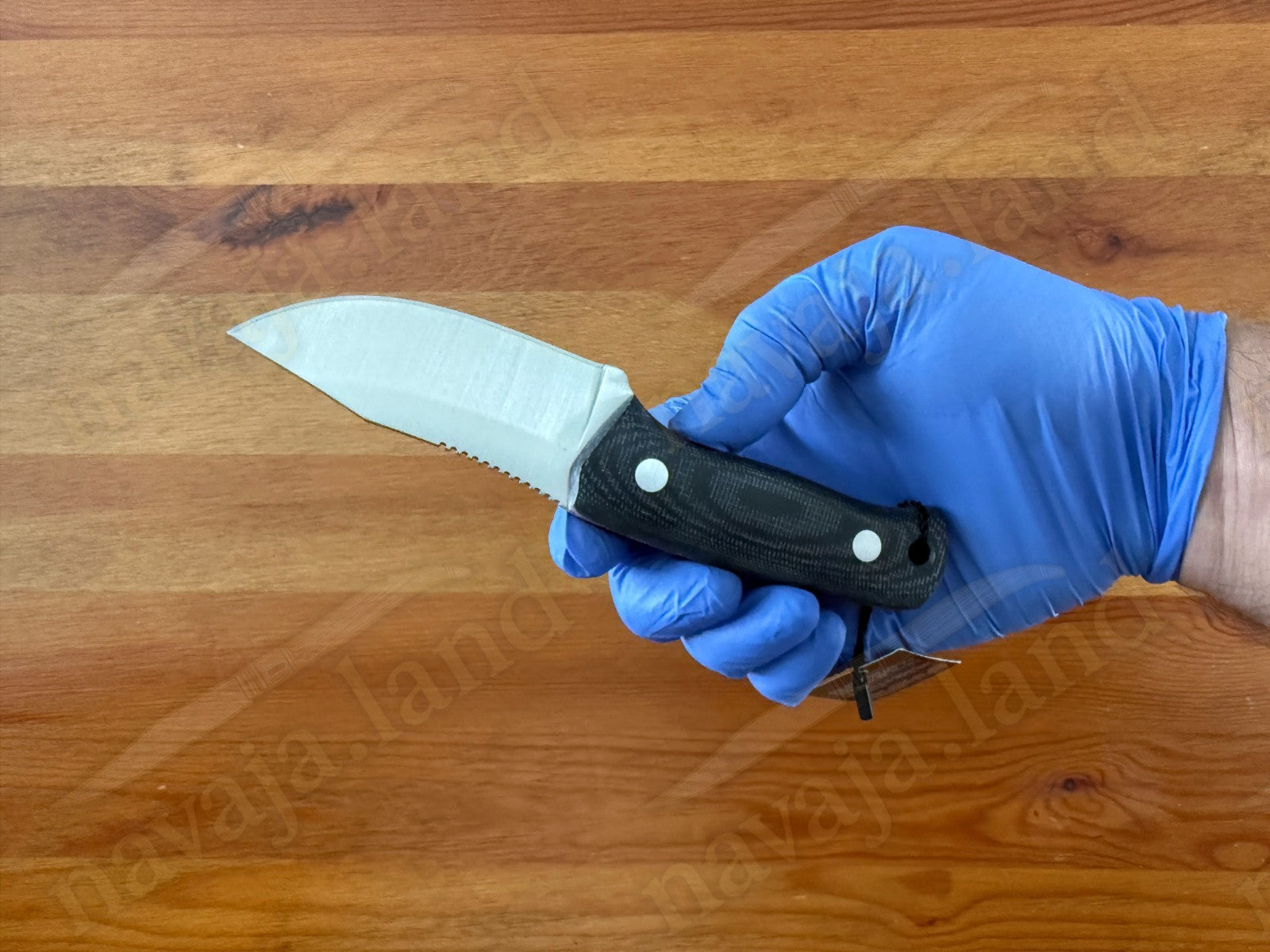 Joker Erizo TS1 Survival Knife – 2.95” Böhler N695 Blade | Black Micarta Handle