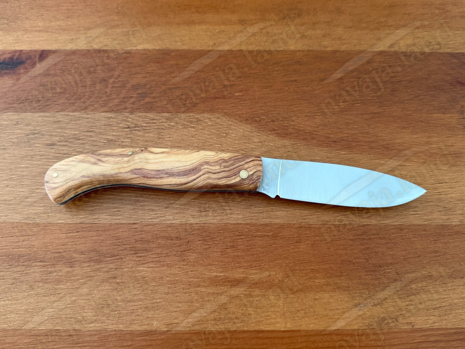 3.54” Joker Slipjoint Folding Pocket Knife (Olive Wood Handle) Handmade in Spain