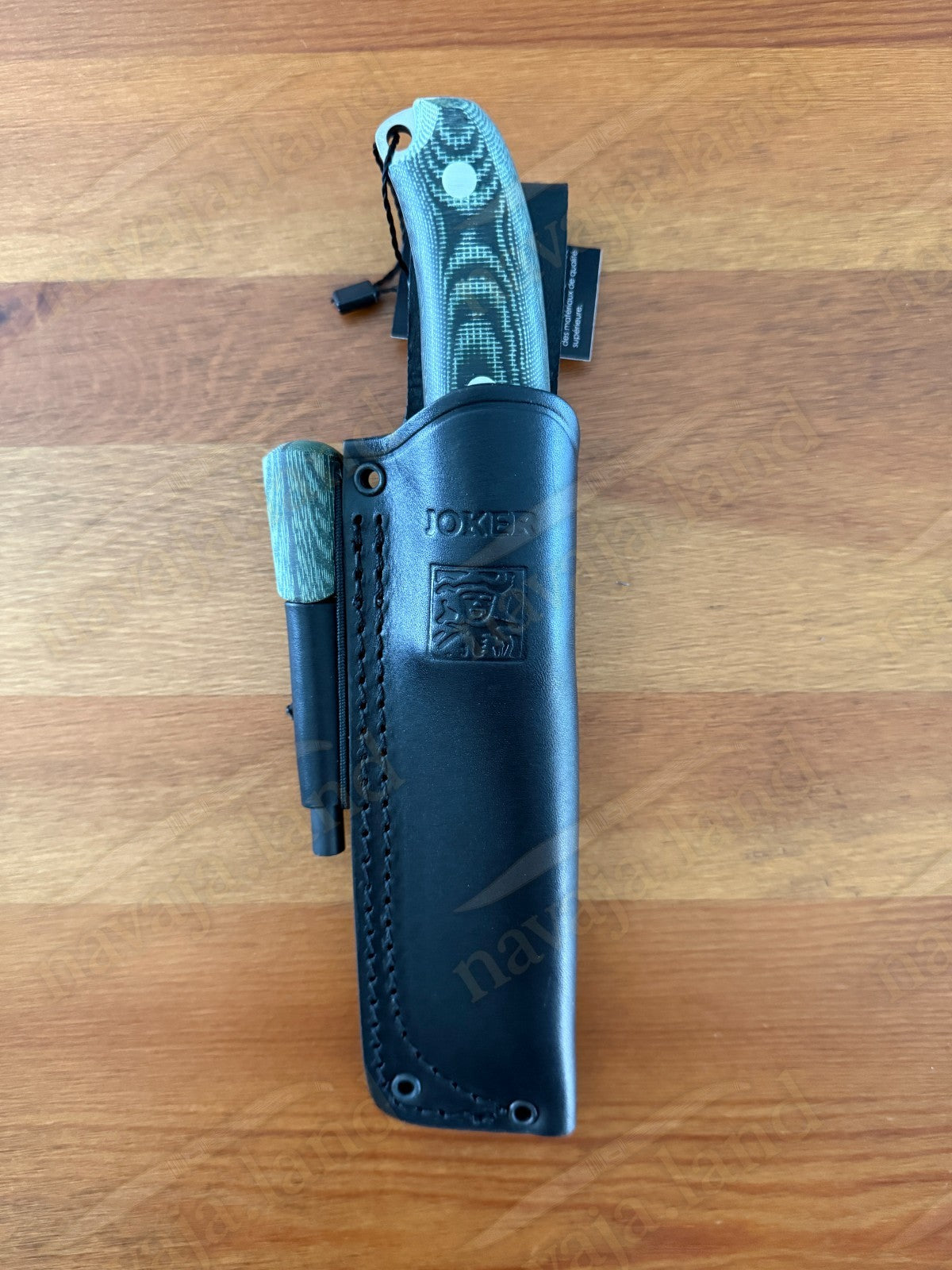 Joker Ursus Survival Knife Böhler N695 Green Micarta + Firesteel + Paracord