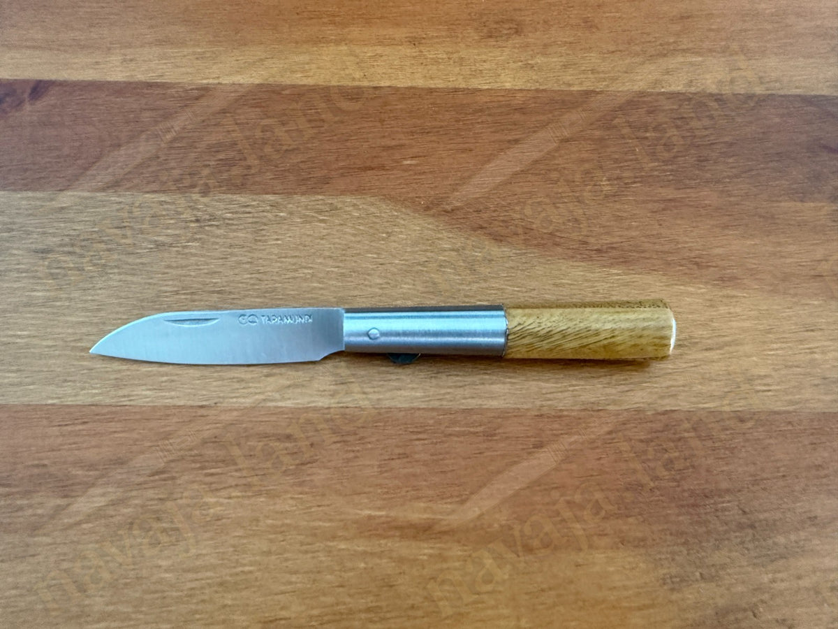 2.75" CQ Taramundi Pocket Knife Chestnut Wood Handle Liner Lock Made in Spain