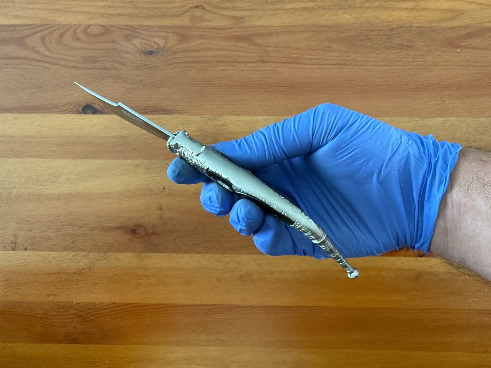 3.9” Albacete Navaja Joker Sevillana Knife Zamak Handle Handmade Slipjoint Spain