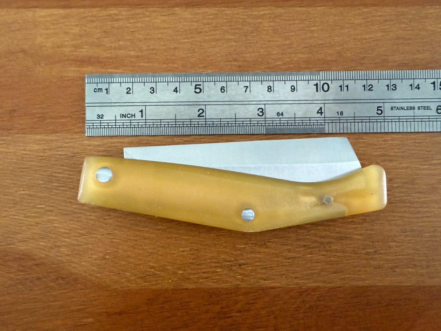 3.8" Pallés Carbon Steel Cut Tip Navaja Pocket Knife ABS Handle From Spain