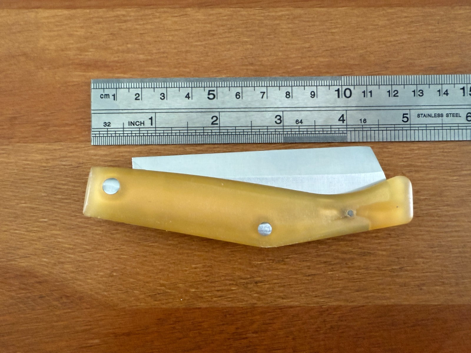 3.8" Pallés Carbon Steel Cut Tip Navaja Pocket Knife ABS Handle From Spain