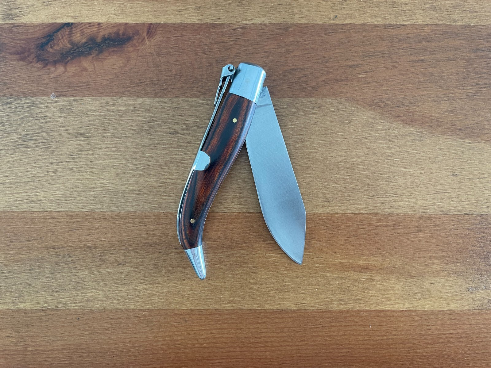 3.8" Spanish Navaja Teja Pastora Pocket Knife Carbon Steel from Spain - Ships US