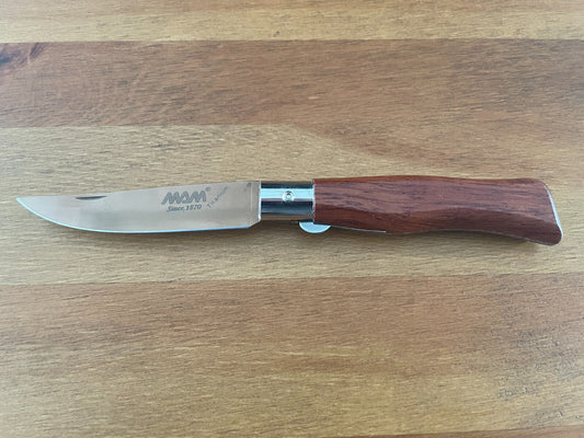 3.54" Portuguese Navaja MAM German Steel AISI 420 Bronze Titanium Blade