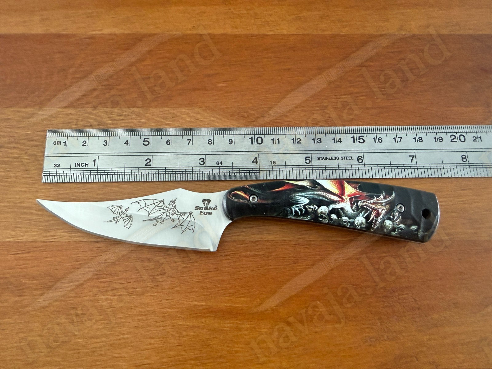 Snake Eye Tactical Fixed Blade Hunting Knife Full Tang with Sheath