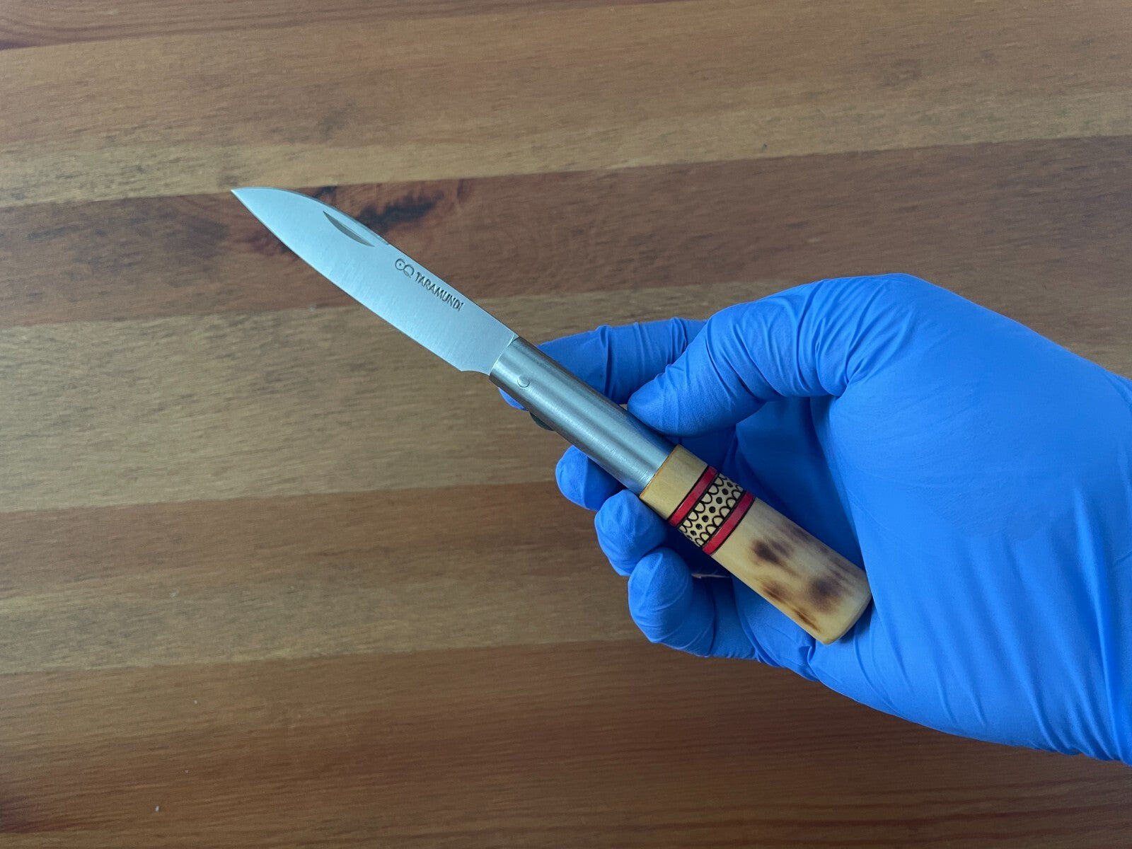3.26” CQ Taramundi Pocket Knife Boxwood Handle Unique Design Asturias Spain
