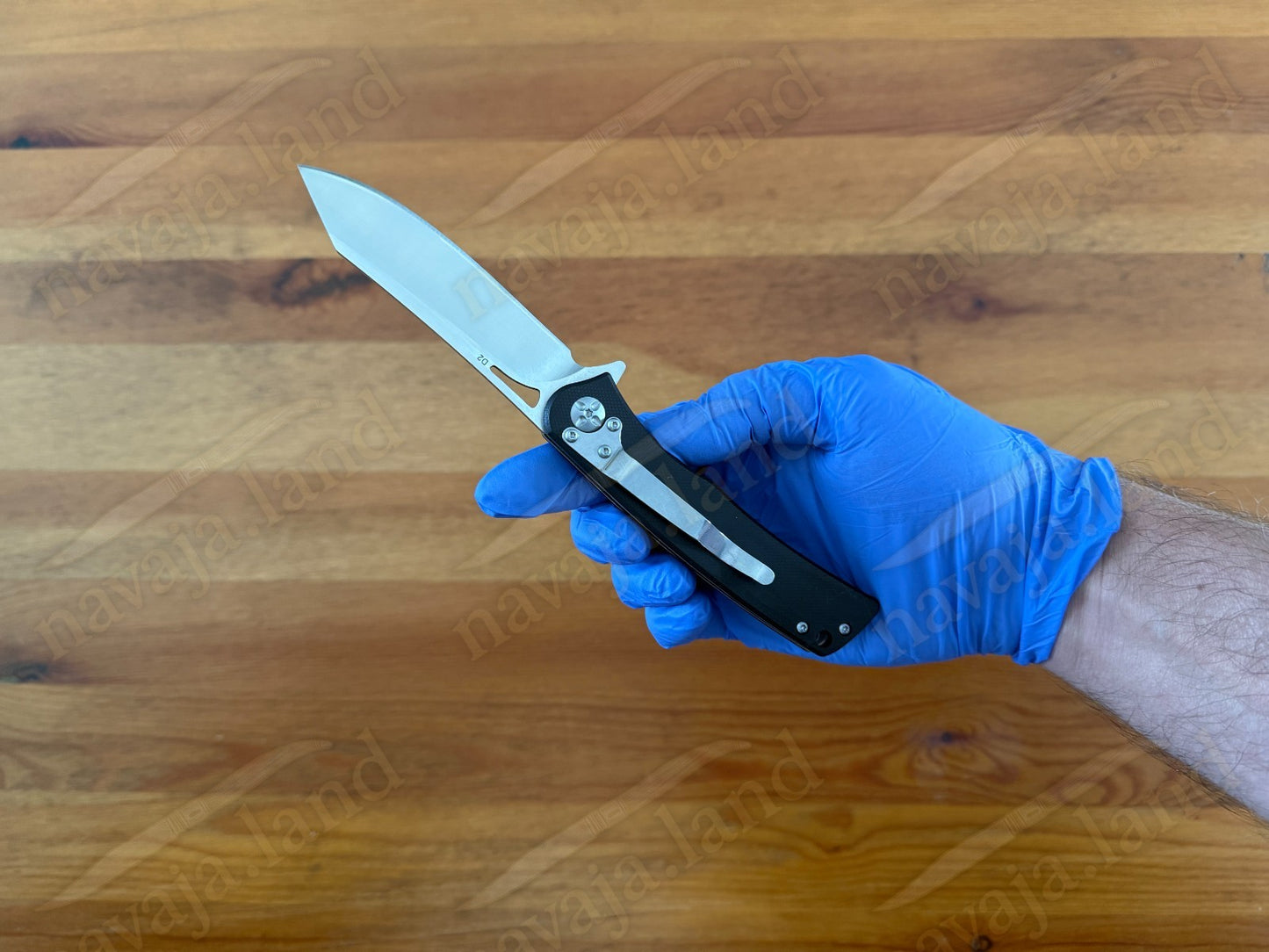Folding Knife Carbon Fiber & G10 Handle - D2 Steel - 3.5" Blade Presentation Box