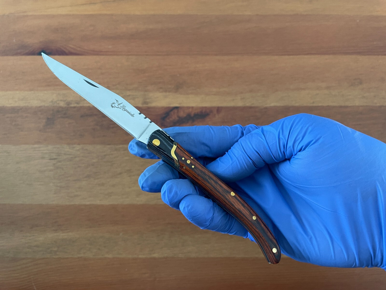 3.54” Navaja Laguiole Folding Pocket Knife Red Stamina/Mikarta Handle Slipjoint