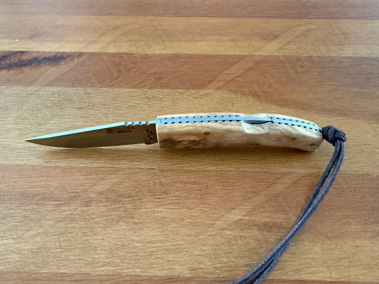 Joker Ibérica Folding Knife Olive Wood Handle 2.95” MOVA 1.4116 Stainless Steel
