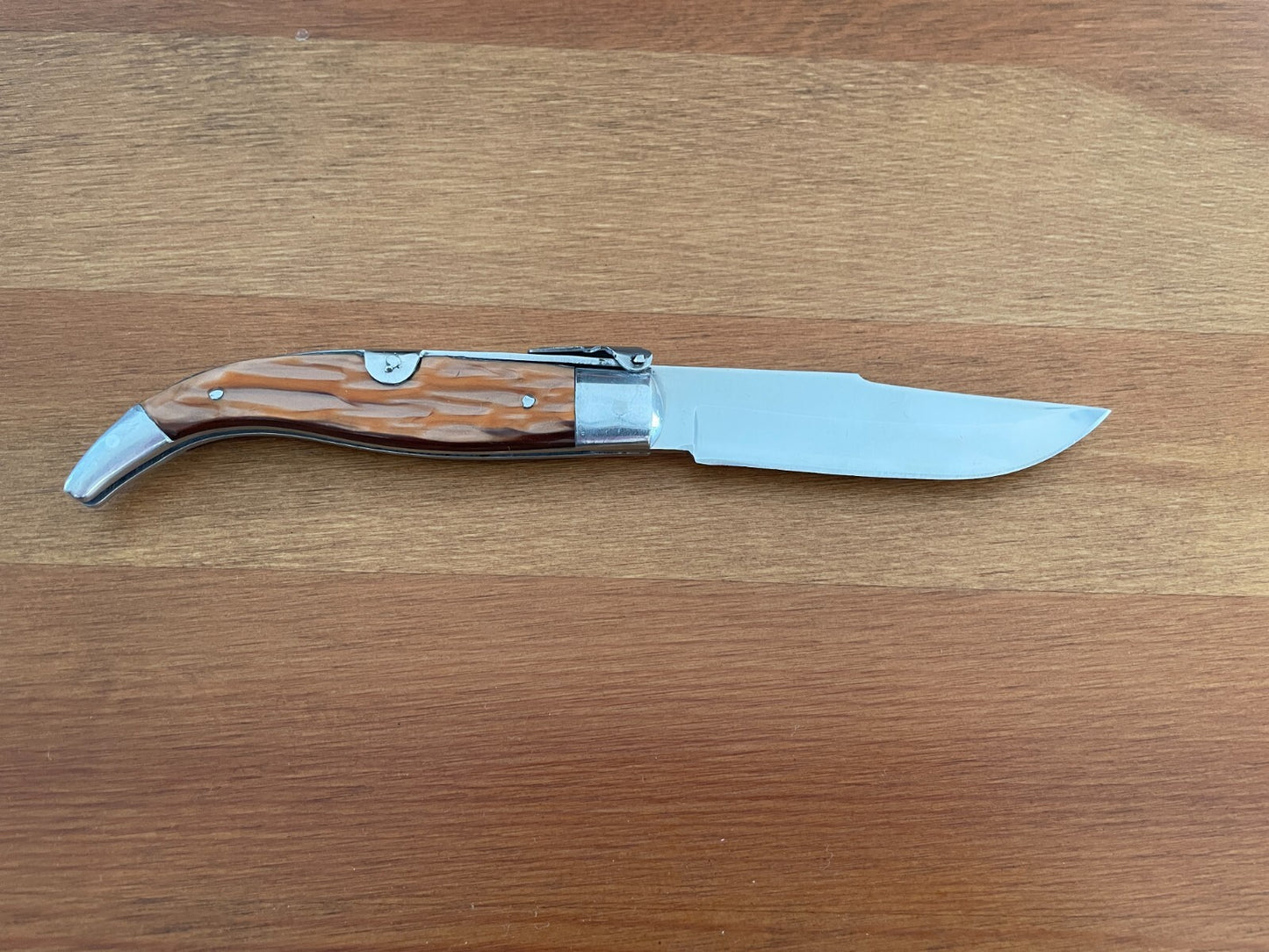 3.3" Spanish Navaja Pocket Knife Celluloid Scales Handcrafted High Quality