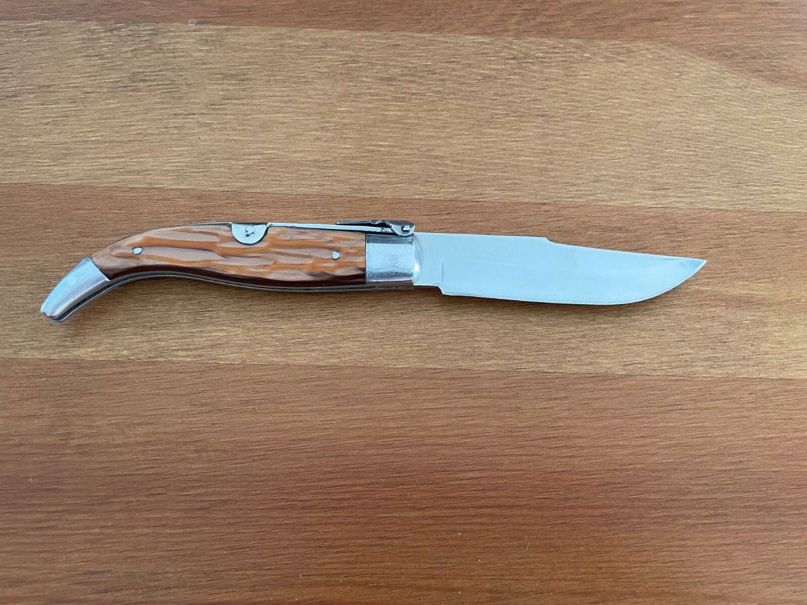 3.3" Spanish Navaja Pocket Knife Celluloid Scales Handcrafted High Quality