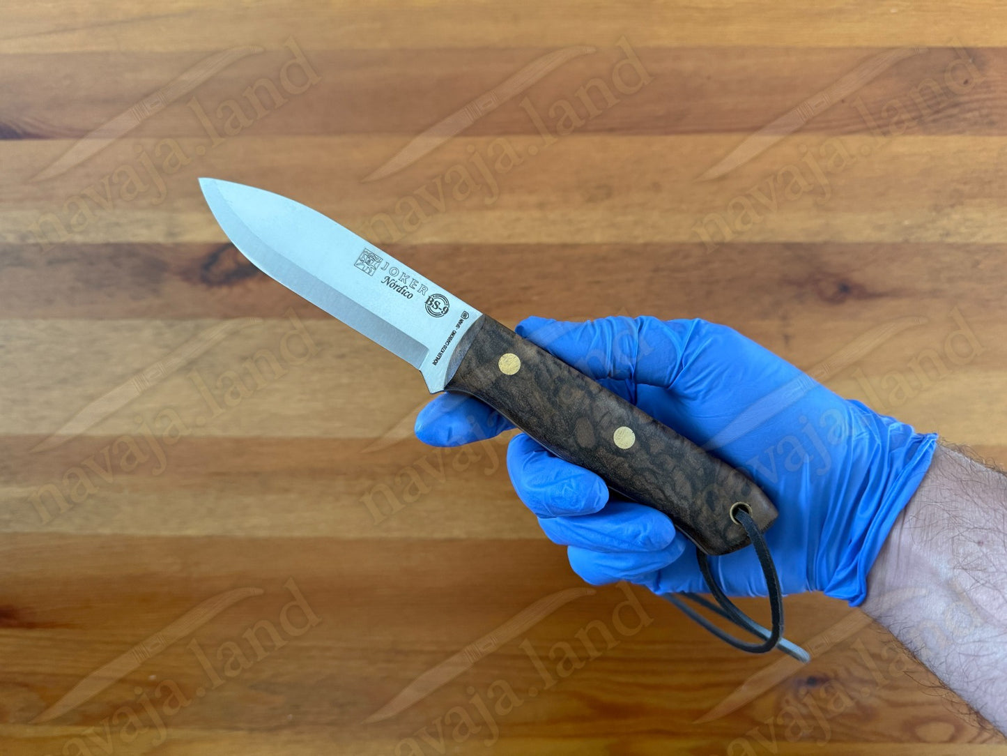 Joker Nordico Bushcraft Fixed Knife 3.9" Böhler K720 Carbon Steel Walnut Handle