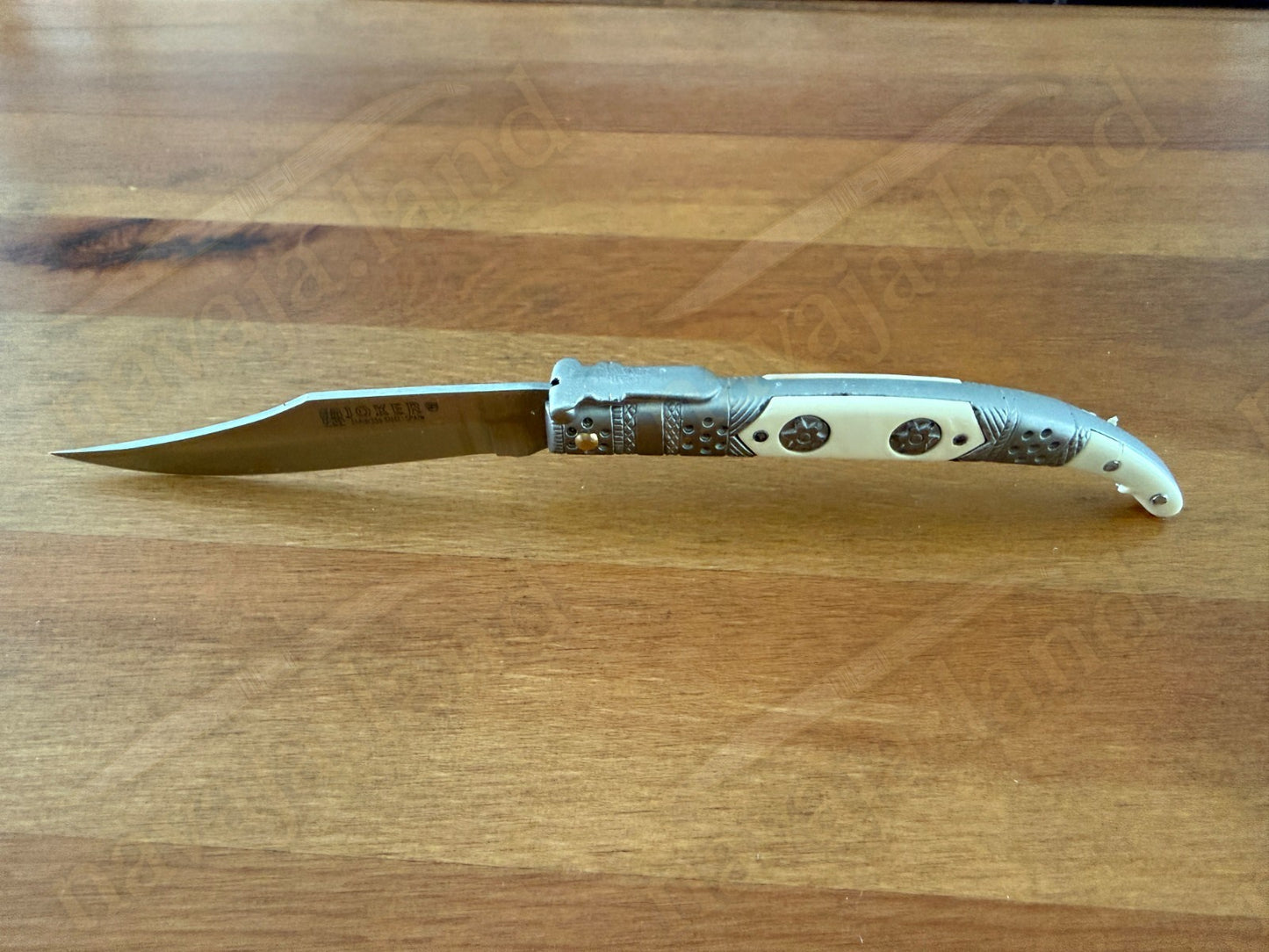 Spanish Navaja Joker Arabian Style 3.9" 420 Steel Zamak Handle Handmade in Spain