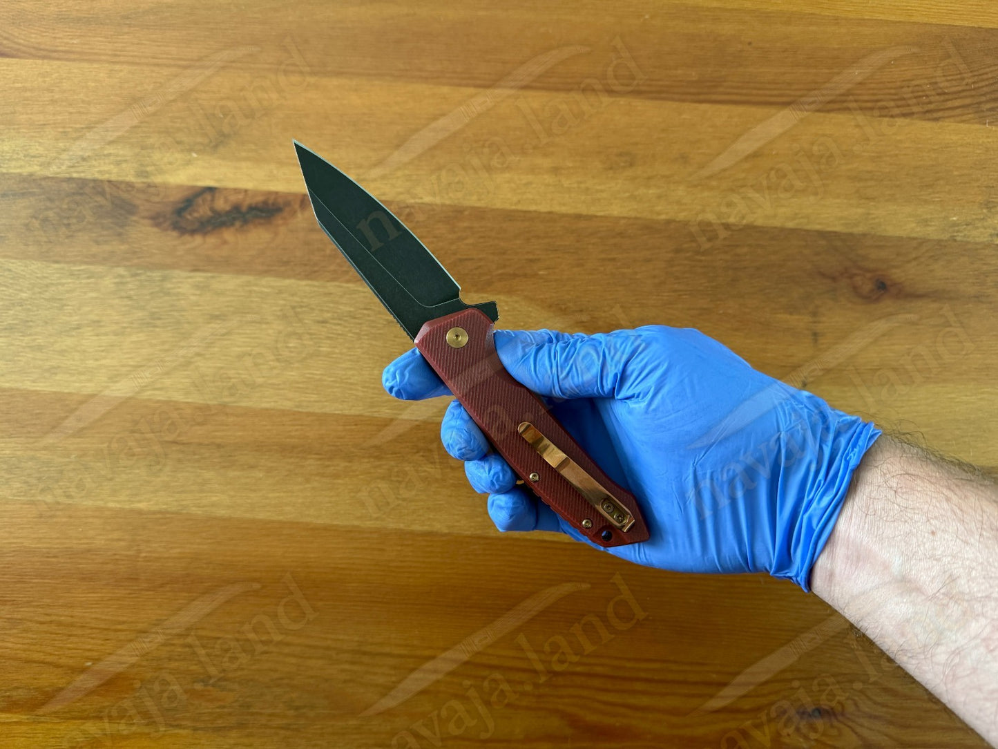 The SPARTAN Folding Pocket Knife 3.2” Stone Washed D2 Steel Blade G10 Handle
