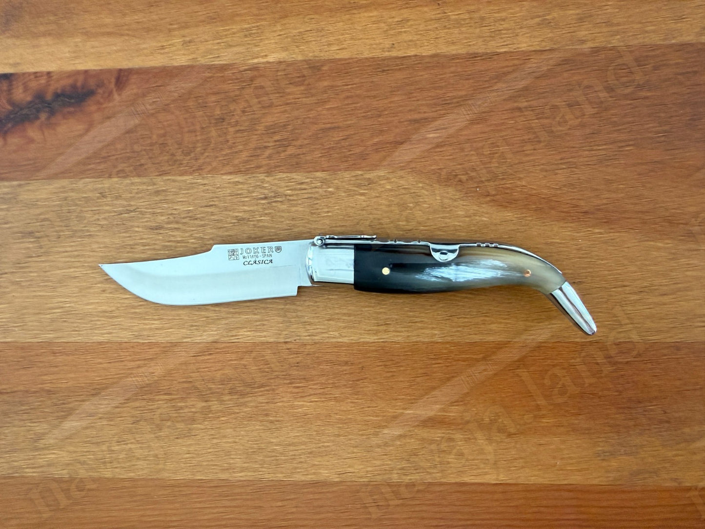 3.2” Joker Clásica Folding Knife Bull Horn Handle MOVA 1.4116 Stainless Steel