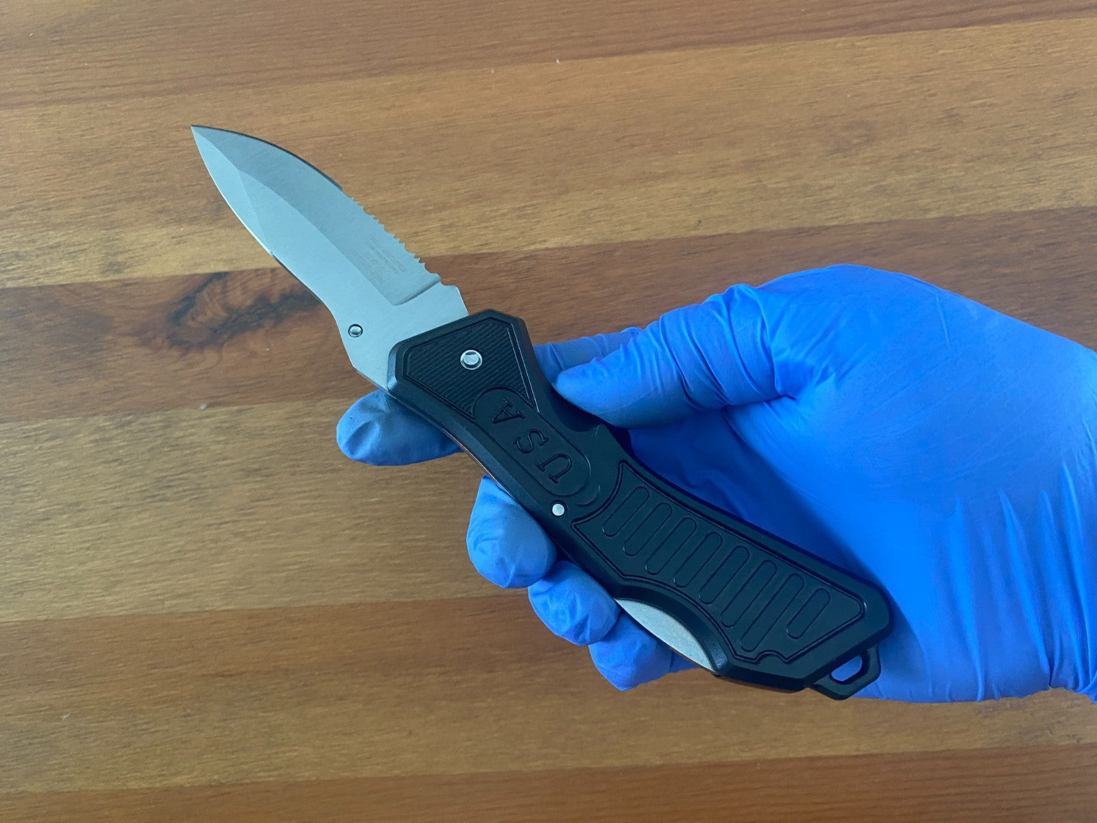 3.5" Blade Frost Cutlery Black Buckshot Tactical Folding Knife mfg 18-285B