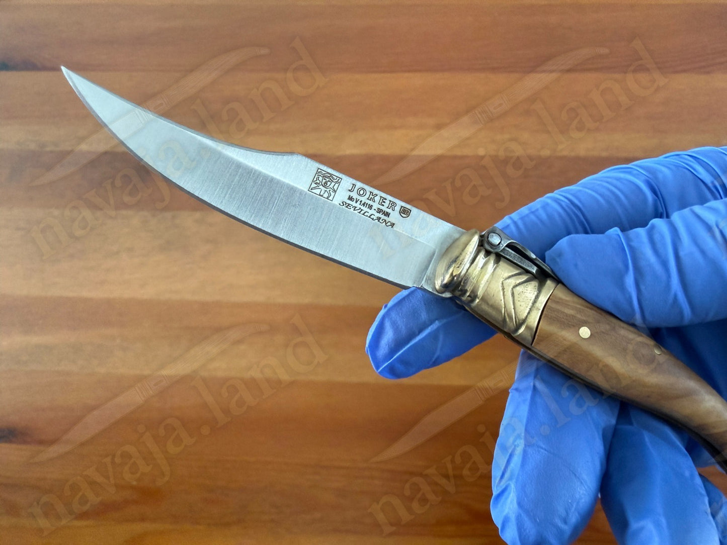 3” Navaja Joker Sevillana Knife Olive Wood Handle High Quality Handmade in Spain
