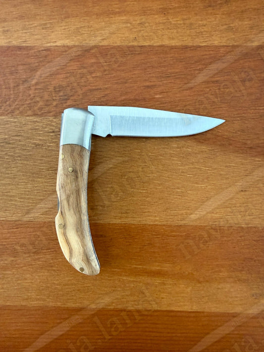 2.9” Joker Pointer Camping Folding Knife (Olive Wood Handle) Handmade in Spain