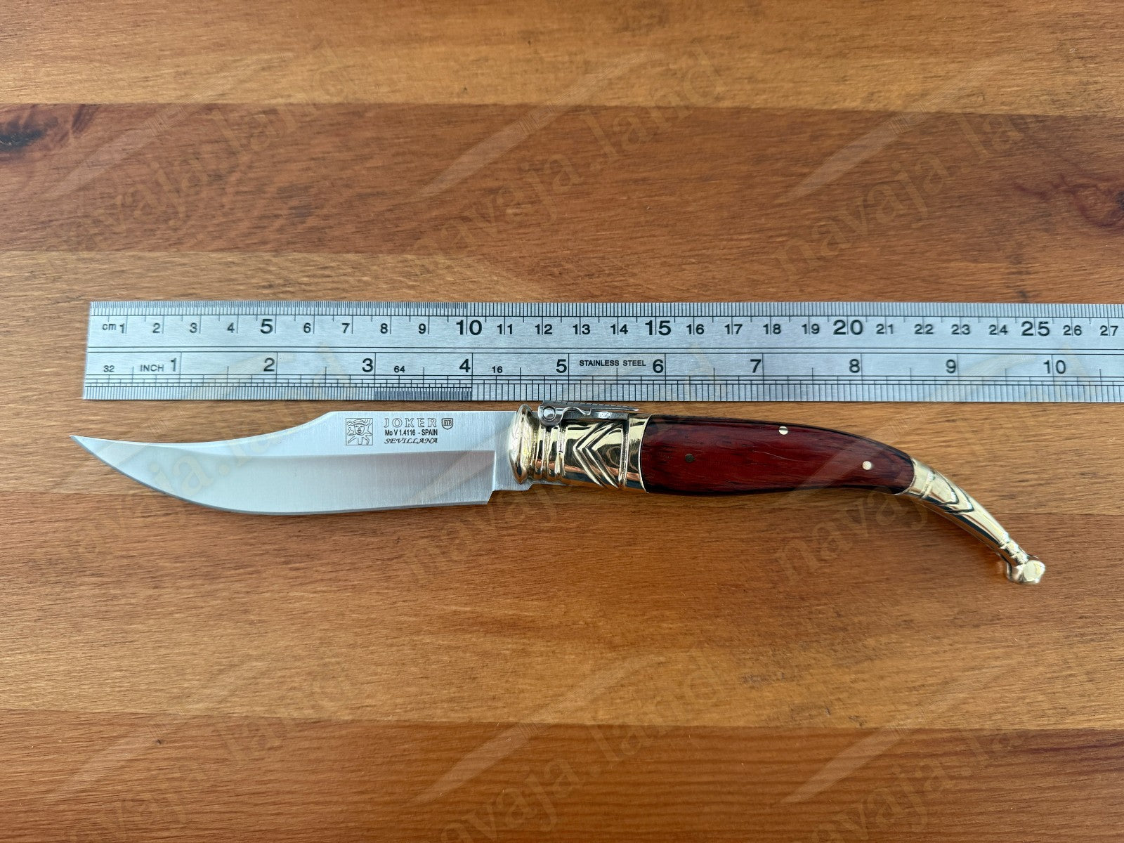 4.5” Navaja Joker Sevillana Classic Navaja Pocket Knife From Spain NO Ratchet