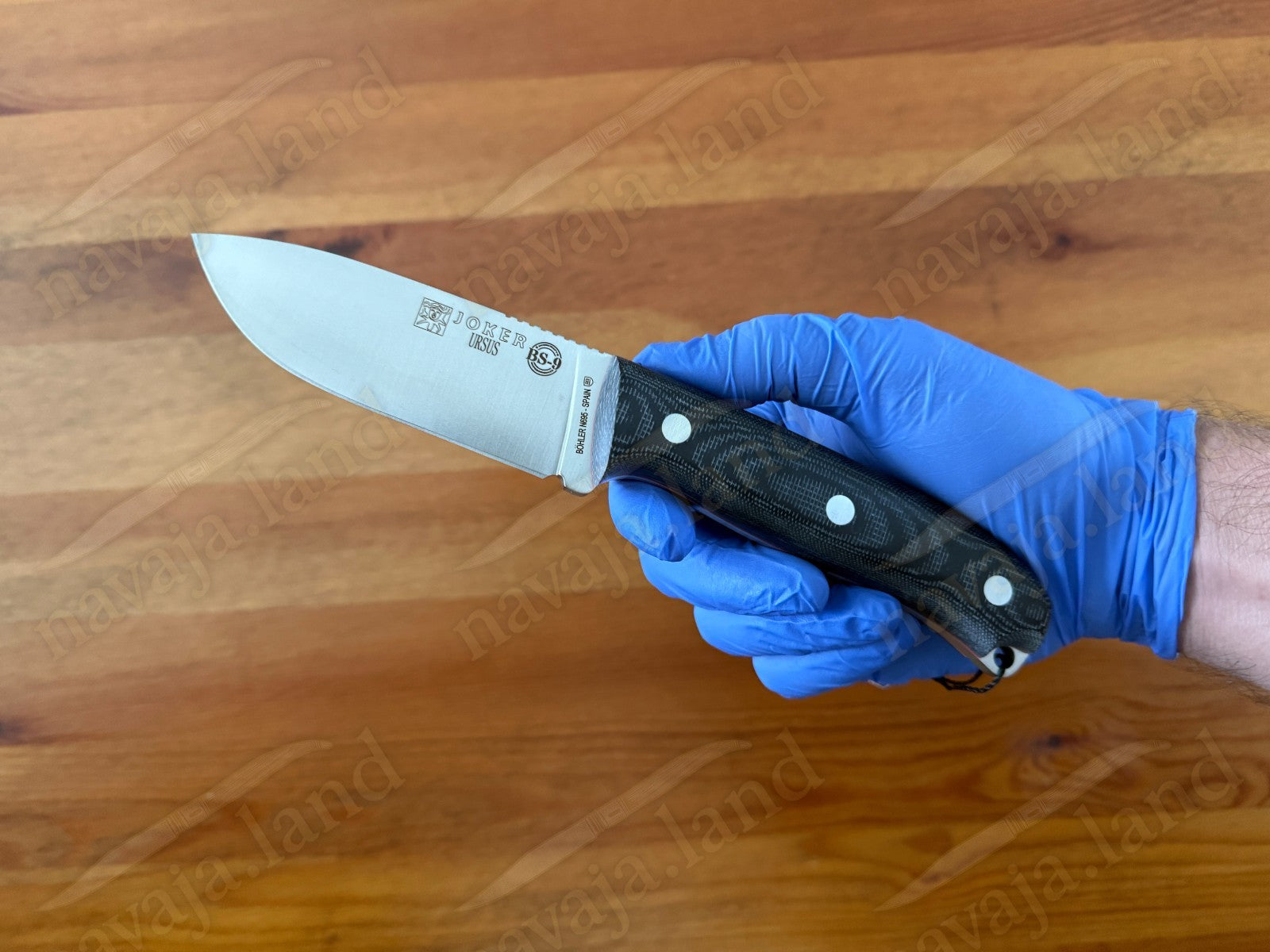 Joker Ursus Survival Knife Böhler N695 Dark Micarta + Firesteel + Paracord