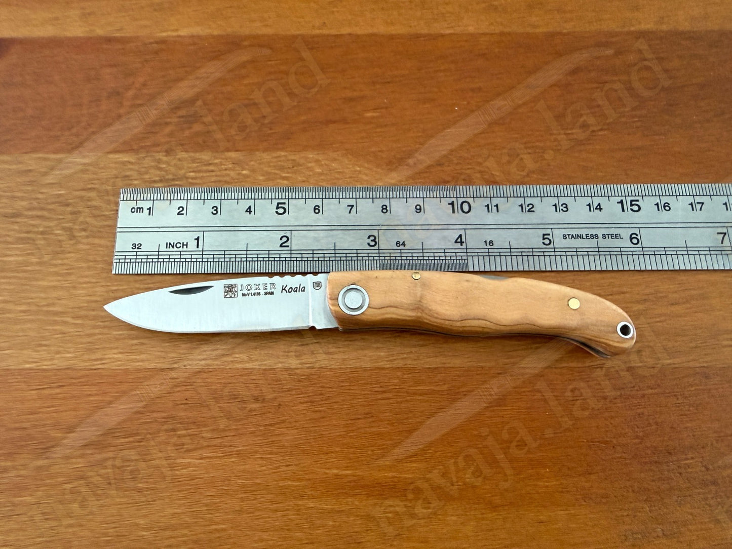 Joker Koala Pocket Knife 2.36” MOVA Blade Olive Wood Handle Handmade in Spain