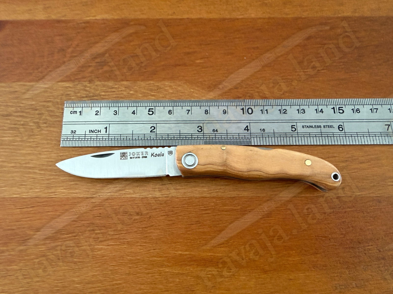 Joker Koala Pocket Knife 2.36” MOVA Blade Olive Wood Handle Handmade in Spain