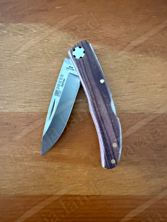 2.5” Joker Setter Hunting Folding Knife (Rosewood Handle) Lockback From Spain