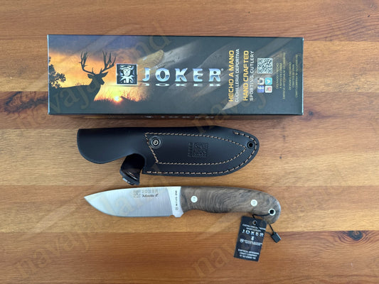 Joker Montes II Outdoor Knife 4.33" Mova 1.4116 Steel Walnut Handle From Spain