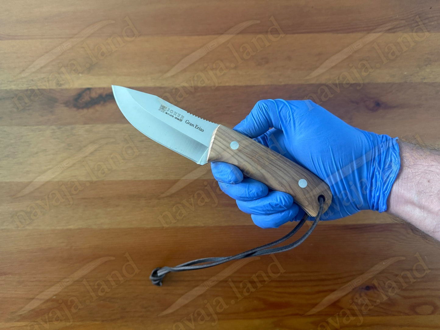 Joker Gran Erizo Bushcraft Knife – 3.74” MOVA Blade Olive Wood Handle From Spain