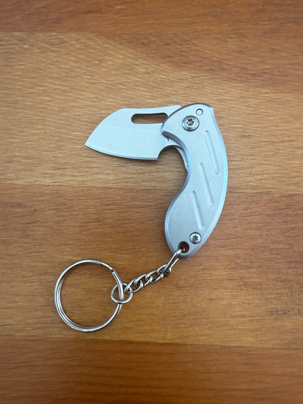 Keychain Mini Folding Knife 1.2" Stainless Steel Blade Liner Lock. From Spain.