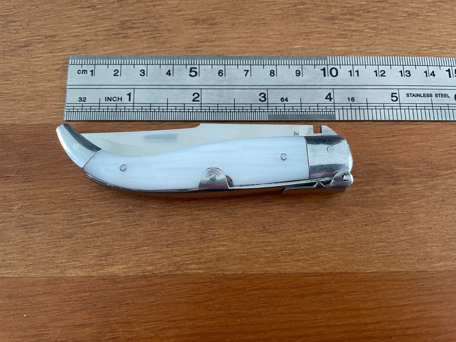 3.3" Spanish Navaja Pocket Knife Celluloid Scales Handcrafted High Quality
