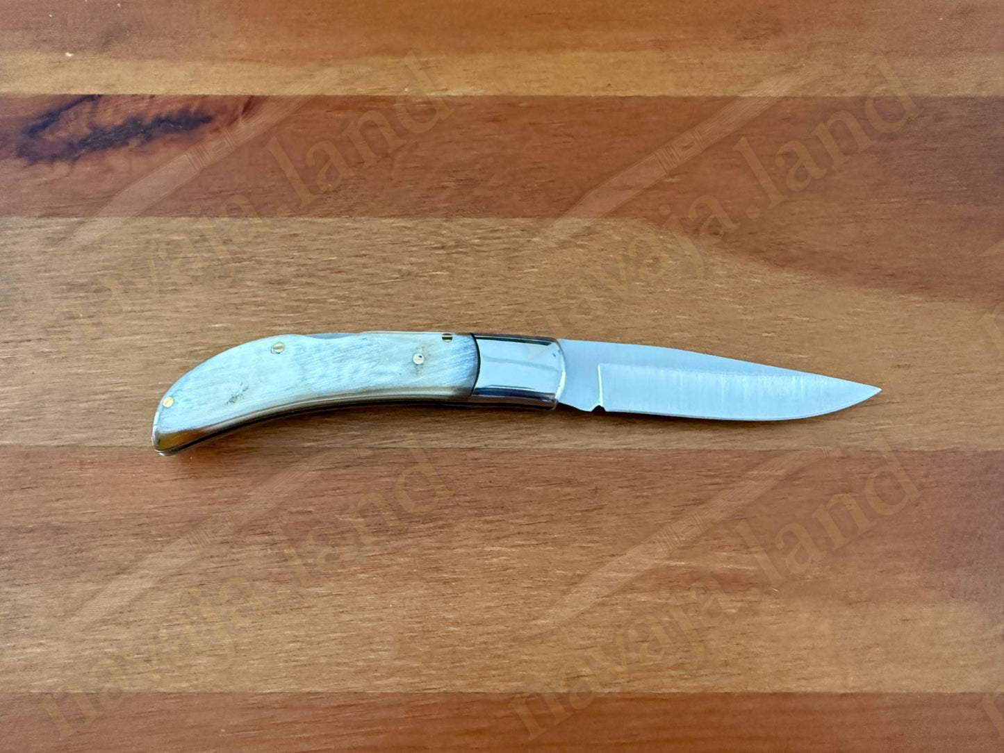 3.14” Joker Pointer Camping Folding Knife (Bullhorn Scales) Handmade in Spain