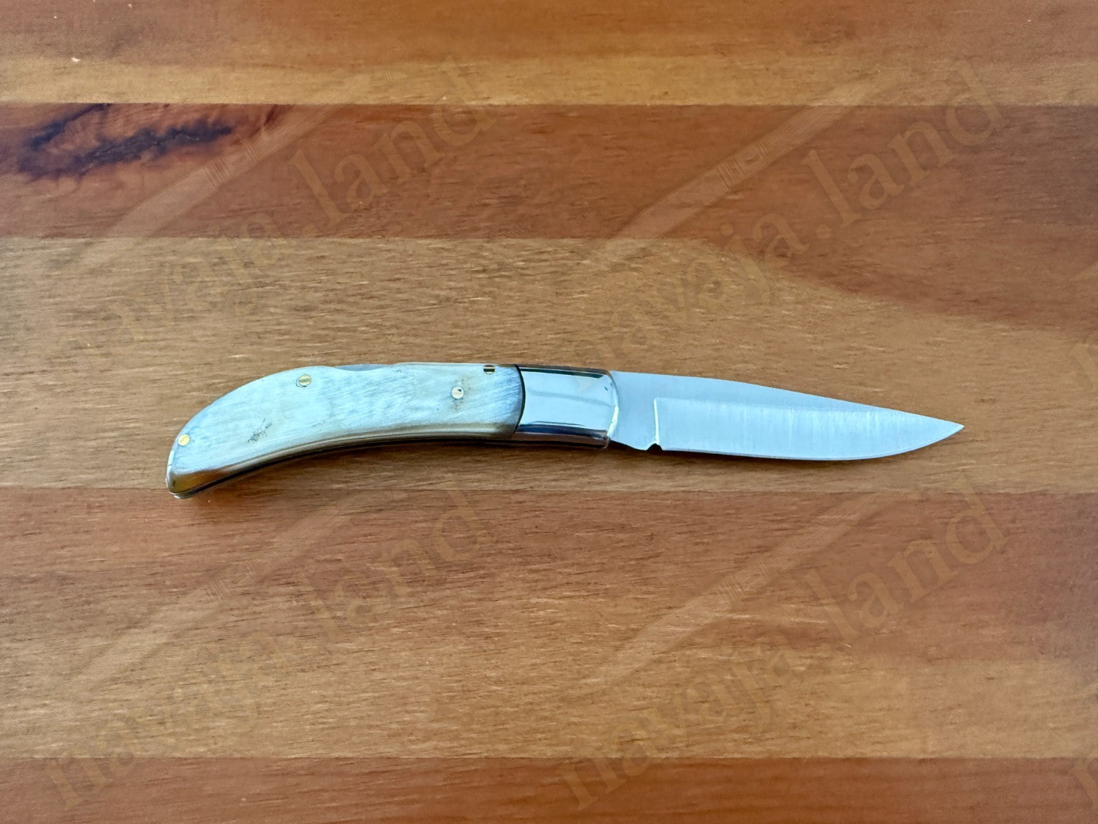3.14” Joker Pointer Camping Folding Knife (Bullhorn Scales) Handmade in Spain