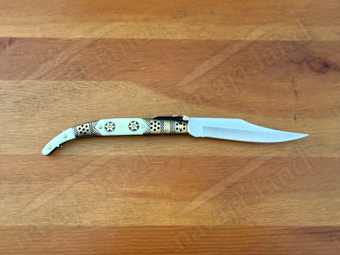 Spanish Navaja Joker Arabian Style 3.9" 420 Steel Zamak Handle Handmade in Spain
