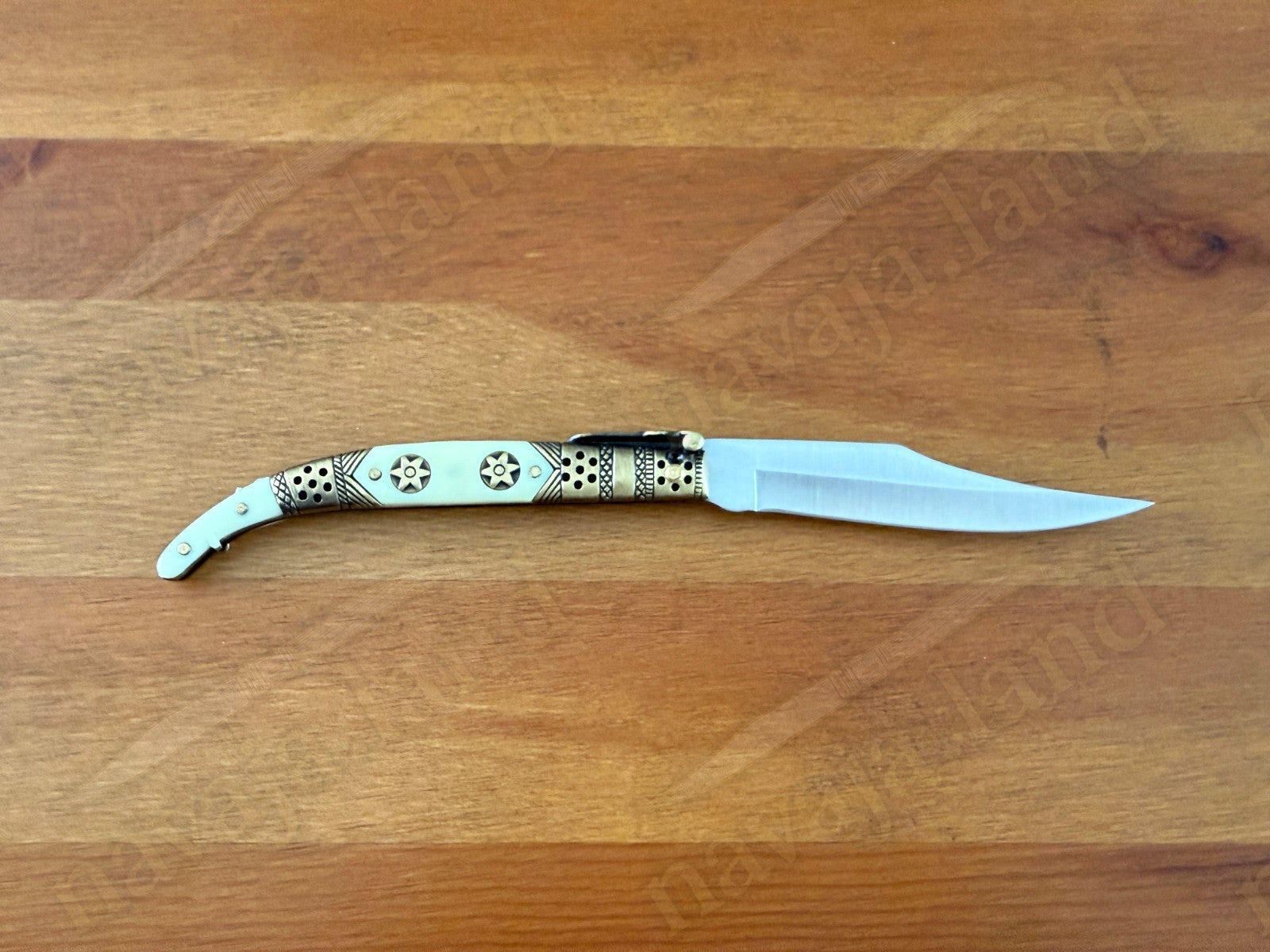 Spanish Navaja Joker Arabian Style 3.9" 420 Steel Zamak Handle Handmade in Spain