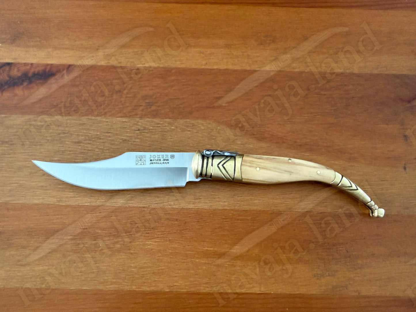 4.5” Navaja Joker Sevillana Classic Navaja Pocket Knife From Spain NO Ratchet