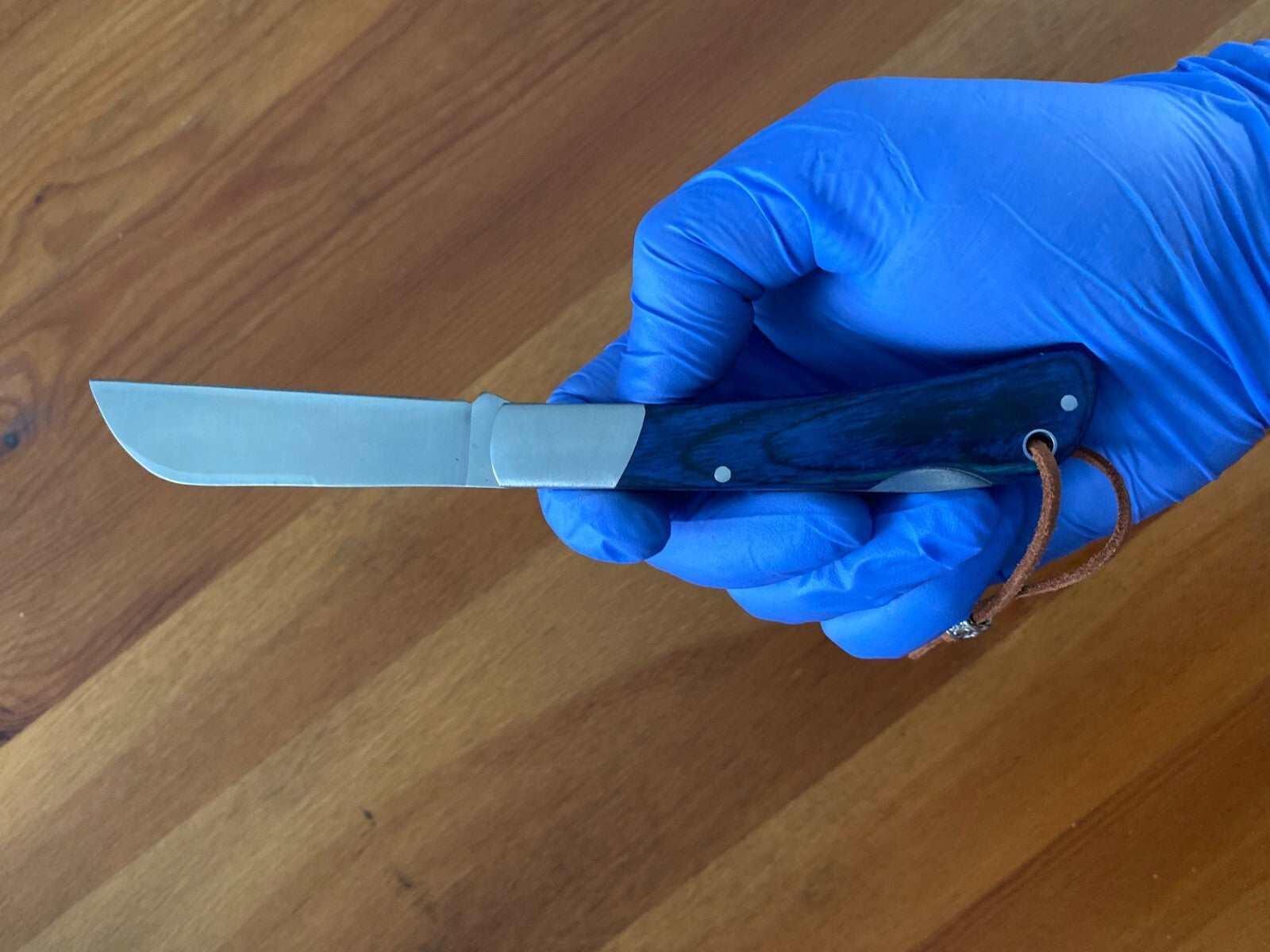 3.15" Beak Marin Najava Pocket Knife Sailor / Marinera Blue Stamina Handle